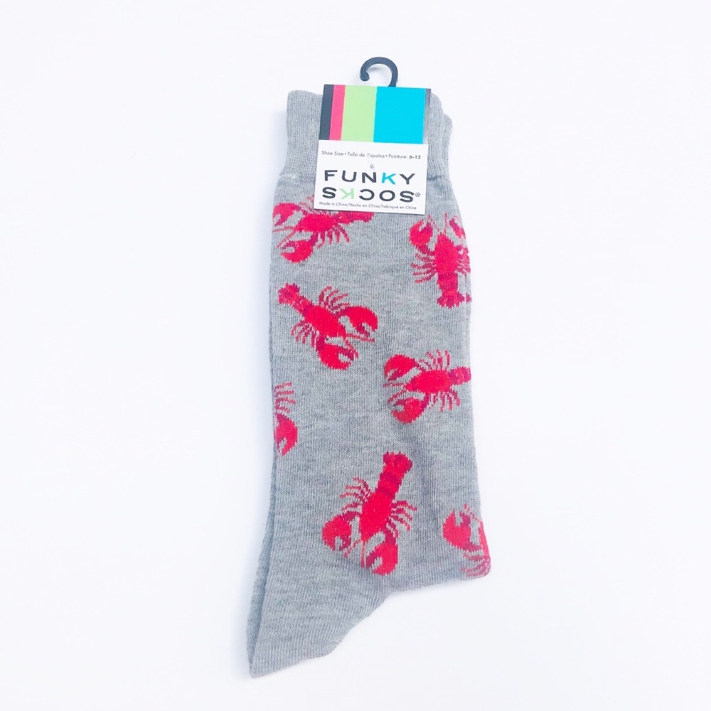 Novelty fun socks - lobster